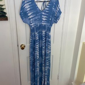 Blue Beach-y Maxi Dress
